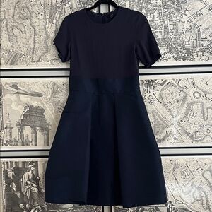 Elegant Navy Blue Dress